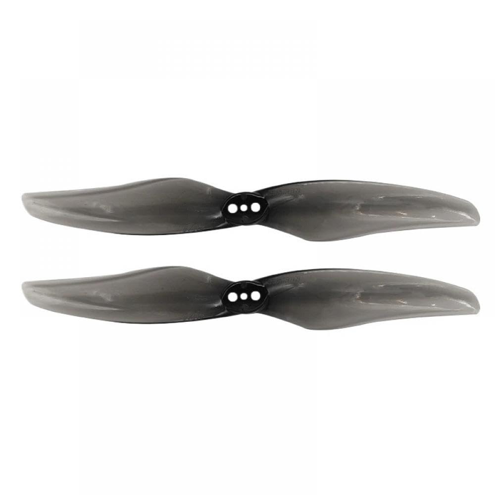 FDhRyTF 12 Paar 4024 2 Racing Propeller 3 Loch 1,5 mm 4x2,4 CW CCW Kompatibel mit bürstenlosen FPV-Motoren und Anderen ähnlichen Modellen(4024 12PAIR Grey) von FDhRyTF