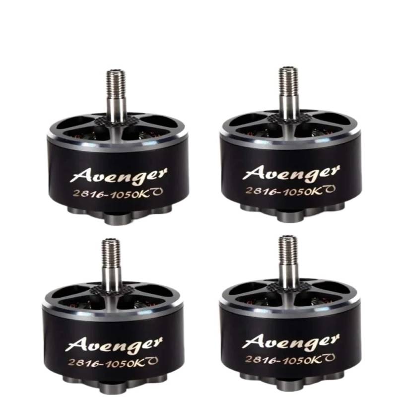 FDhRyTF 4 Stück bürstenloser Motor Avenger 2816 620KV 750KV 810KV 1050KV kompatibel mit FPV Multicopter RC Drone(4pcs 750KV) von FDhRyTF