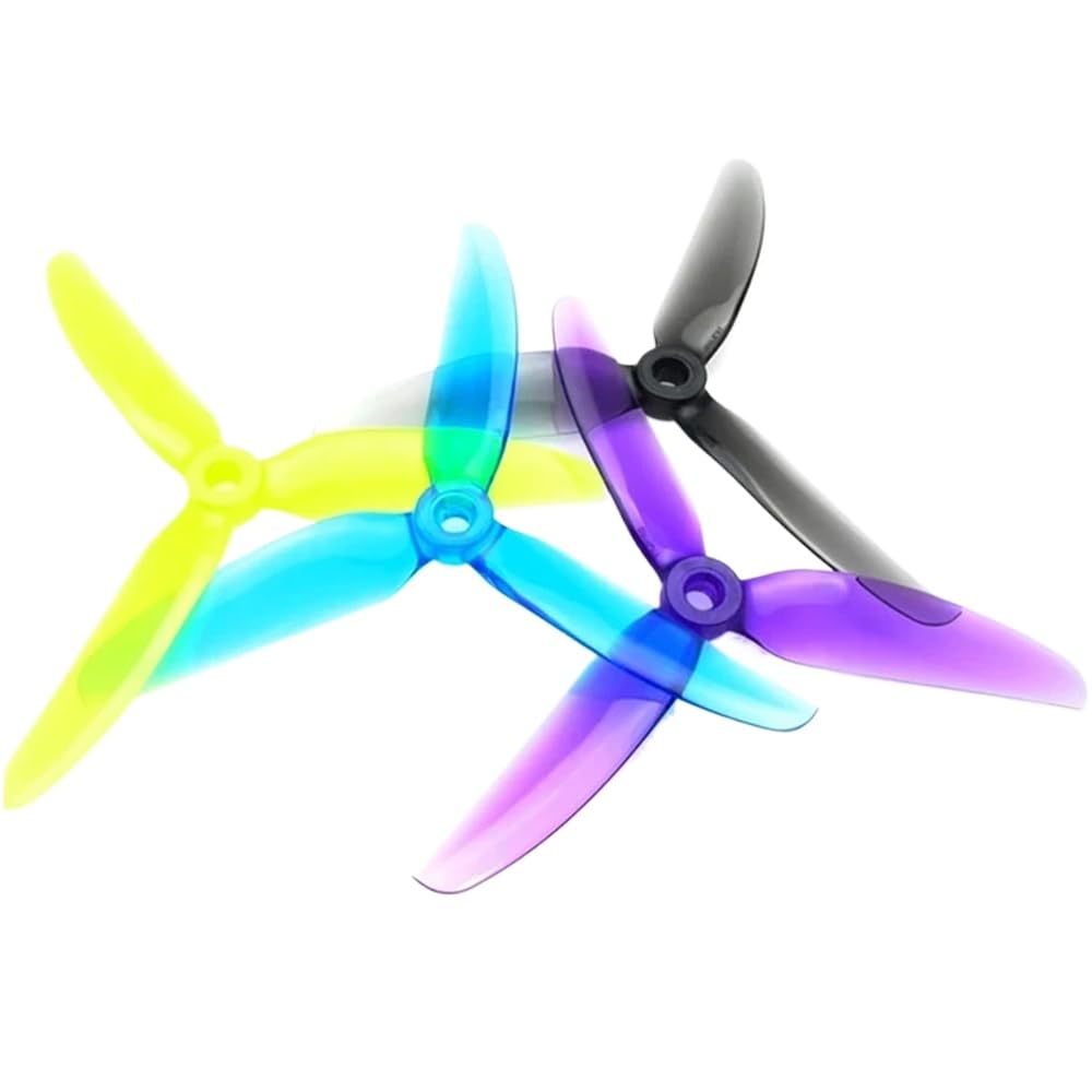 FDhRyTF 5 Zoll 3 Propeller 5x4,3x3 V2S Kompatibel mit FPV Drone Racing DIY Kompatible Teile 4 Stück pro Beutel(Mix 4 Bags) von FDhRyTF