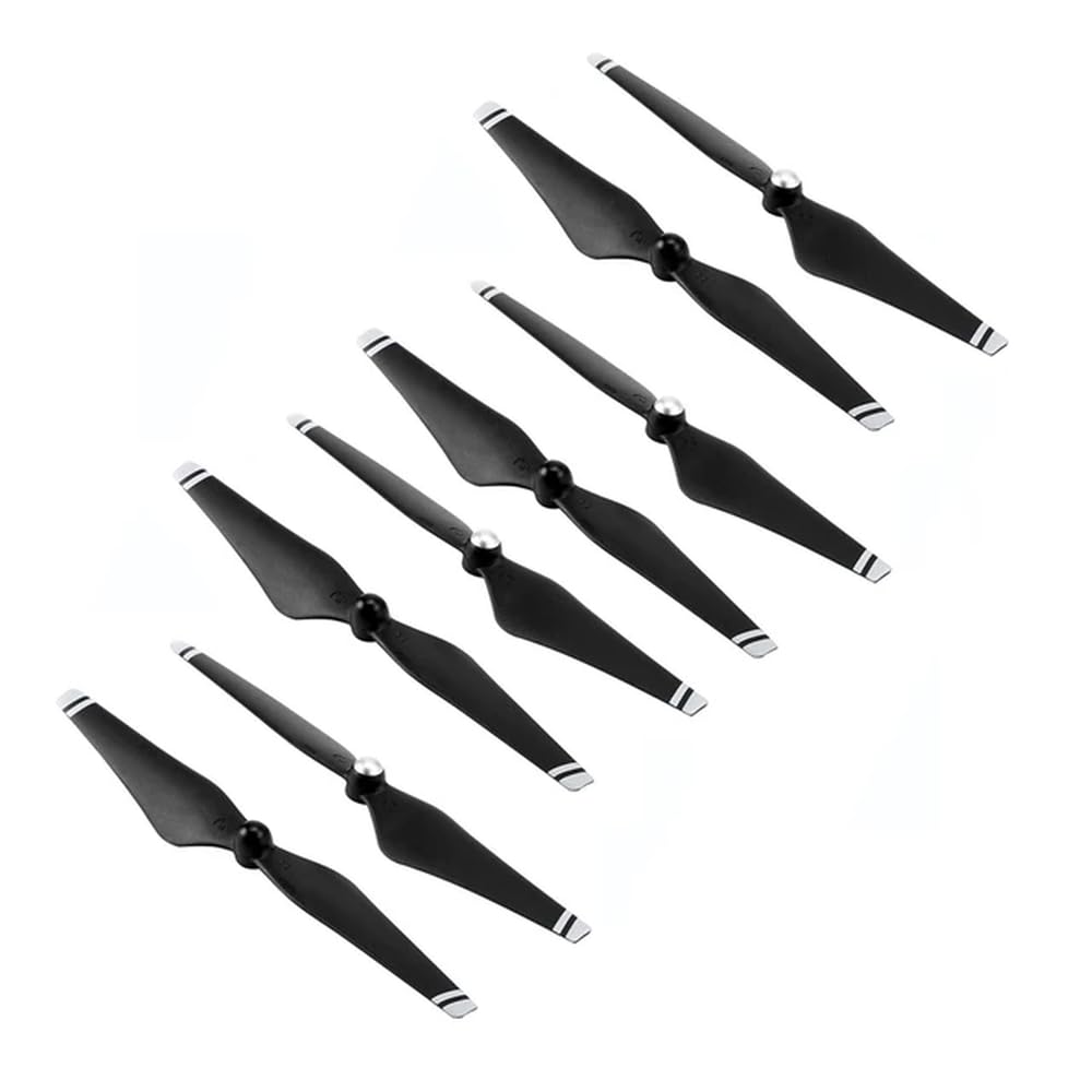 FDhRyTF 8er-Pack 9450-Propeller, kompatibel mit Phantom 3 3A 3P 3S und Phantom 2 P2V, selbstspannendes Drohnen-CW-CCW-Zubehör(Silver Edge-8pcs) von FDhRyTF