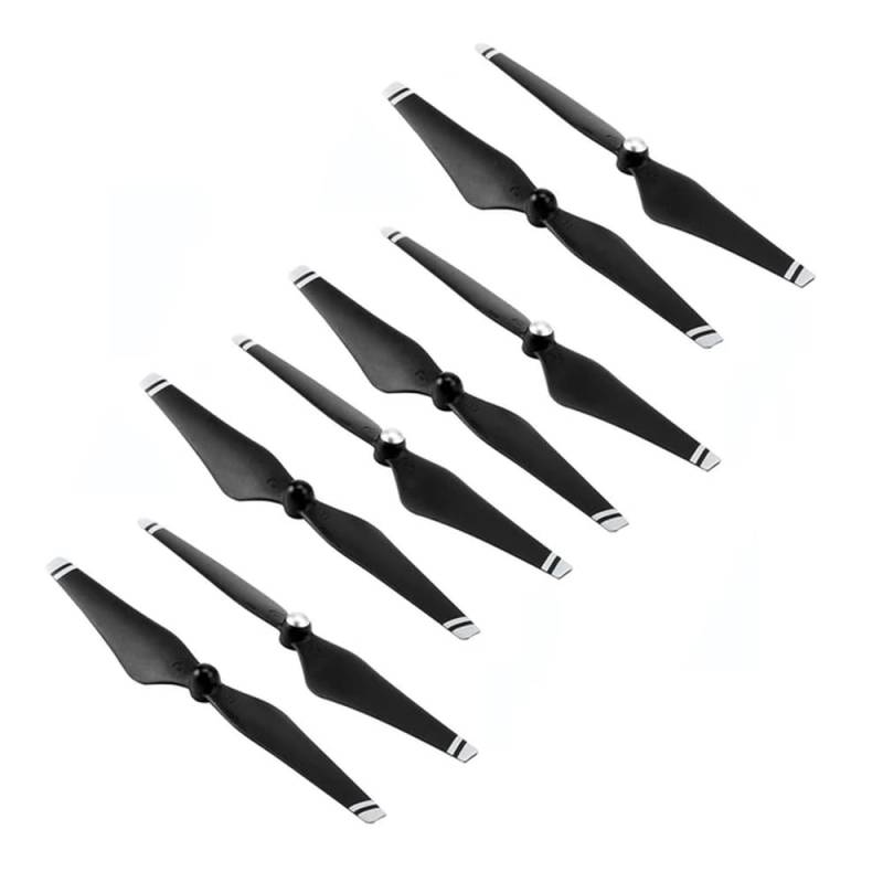 FDhRyTF 8er-Pack 9450-Propeller, kompatibel mit Phantom 3 3A 3P 3S und Phantom 2 P2V, selbstspannendes Drohnen-CW-CCW-Zubehör(Silver Edge-8pcs) von FDhRyTF