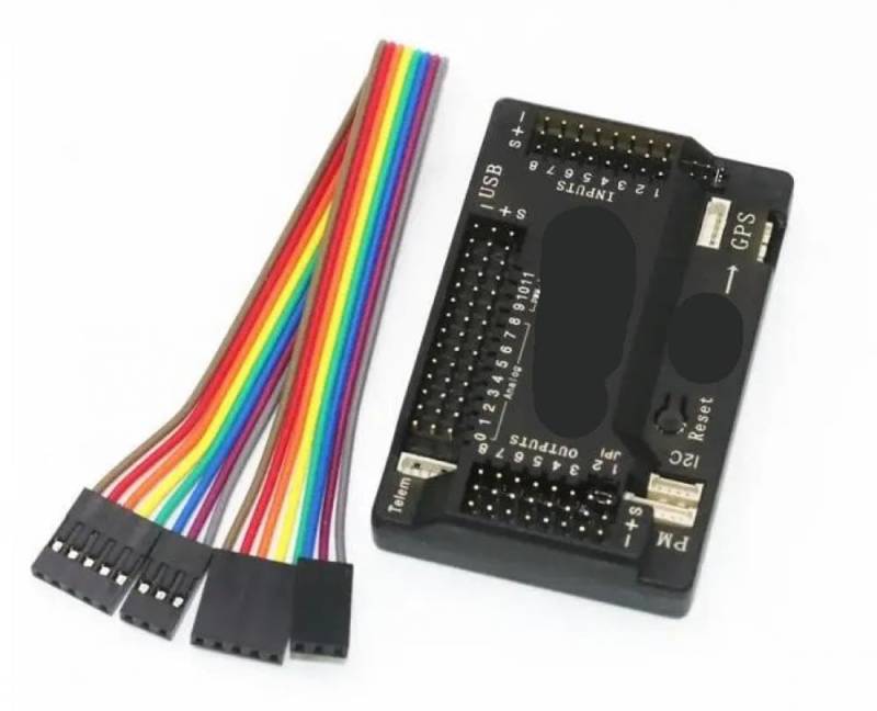 FDhRyTF APM 2.8 Flight Controller Board mit integriertem Kompass, geeignet Kompatibel mit FPV-RC-Drohnenmodelle, Seitenstift- und Zylinderstiftkonfigurationen(Straight PIN) von FDhRyTF