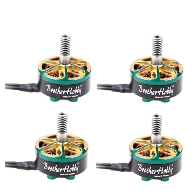 FDhRyTF Bürstenloser Motor 4–6S, kompatibel mit FPV-Renndrohne, MultiRotor und Quadrocopter, erhältlich in den Varianten 1450 kV, 2450 kV, 2800 kV und 3450 kV(4PCS1450KV) von FDhRyTF