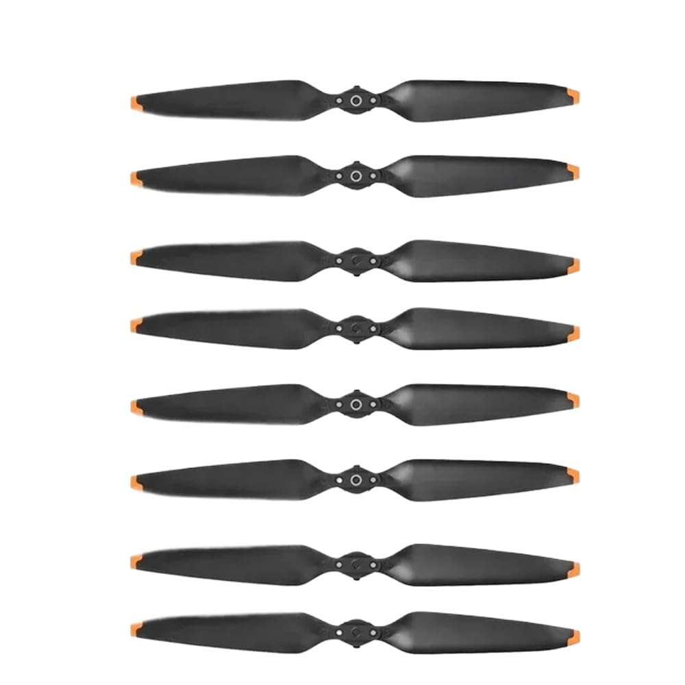 FDhRyTF Faltbare Propeller Kompatibel mit kompatible 3 Pro/3/3 Classic Quick Release Drone Zubehör Lüfterschutz(4 Pair ORANGE) von FDhRyTF