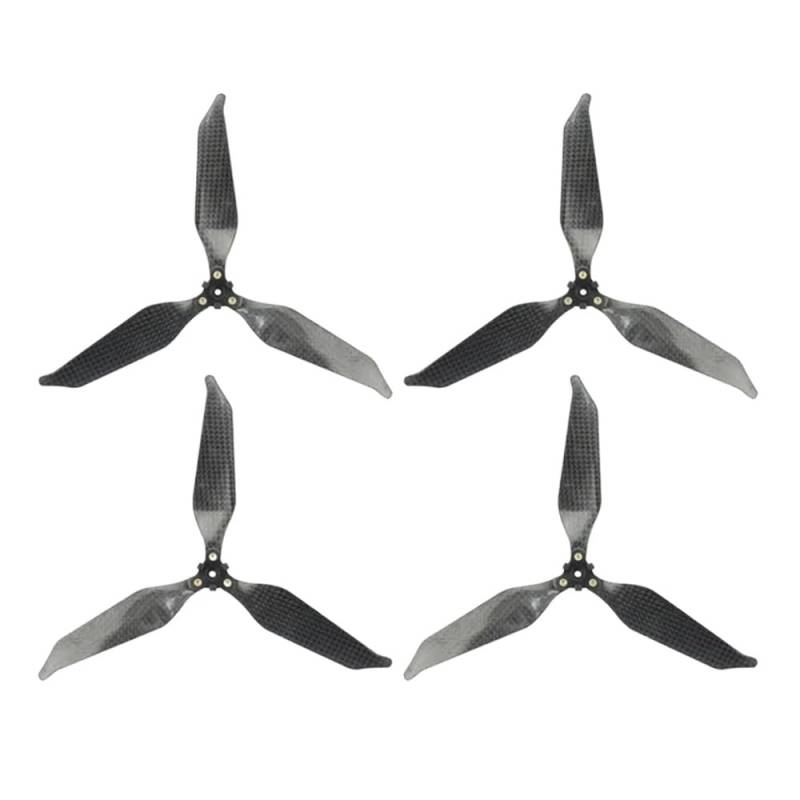 FDhRyTF Geräuscharme, Faltbare 2-Blatt- und 3-Blatt-Propeller aus Kohlefaser Kompatibel mit kompatible Drohnen 8331 CW CCW(2 Pairs 3Blade) von FDhRyTF