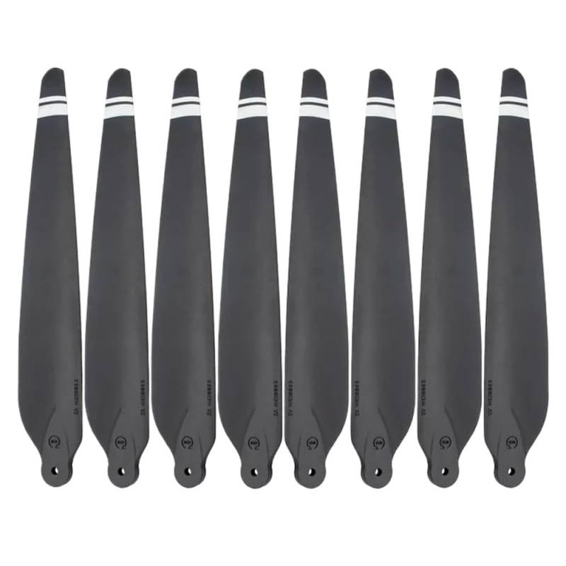 FDhRyTF Klappbarer Propeller aus Kohlefaser-Kunststoff, kompatibel mit Hobby-Drohnen-Stromversorgungssystemen Kompatibel mit den landwirtschaftlichen Einsatz, Modell CW CCW 2388(4pcs CW and 4pcs CCW) von FDhRyTF