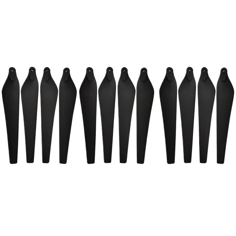 FDhRyTF Kohlefaser-Nylon-Paddel R3390 Propeller kompatibel mit T20 T160 T10 Pflanzenschutzmaschinenzubehör(Black edge-12 pcs) von FDhRyTF