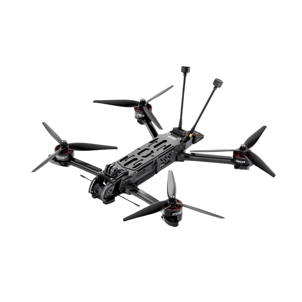 FDhRyTF Langstrecken-GPS-FPV-Drohne 7 Zoll 1280KV F722 V3 mit 4K 120fps Kamera Bluetooth Kompatibel mit Freestyle-Fliegen(GPS TBSNanoRX) von FDhRyTF