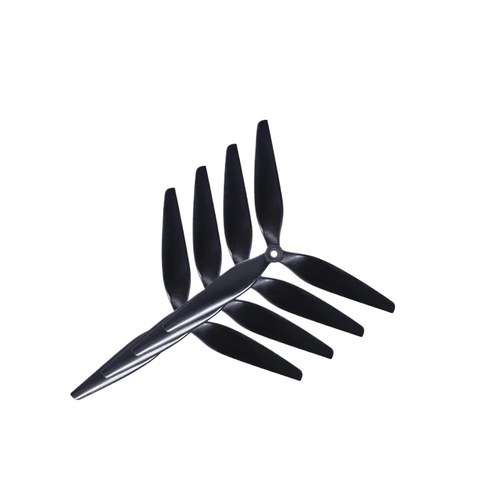 FDhRyTF Macroquad Prop 10X5X3 9X5X3 1050 9050 10 Zoll 9 Zoll Tri-3 Schwarzer Carbon-verstärkter Nylon-Propeller Kompatibel mit FPV-Kompatibilität(4pcs 10X5X3 CCW) von FDhRyTF