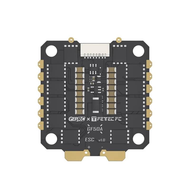 Fettec G4 Alpha GF50A Stack Kompatibel mit FPV-Drohnen 2–6S LiPo 30,5 x 30,5 mm kompatible DIY-Teile(GF50A 4in1 ESC Only) von FDhRyTF