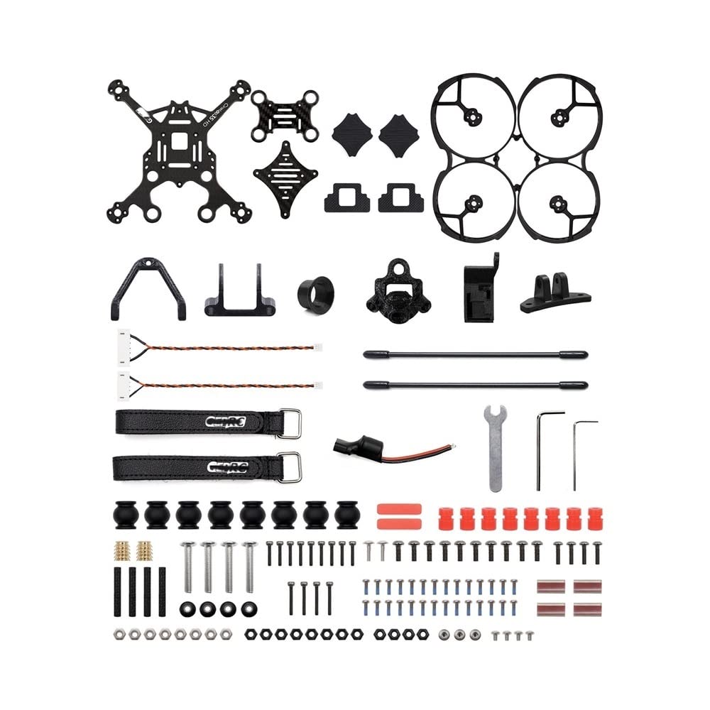 GEP-CL35-Rahmen, kompatibel mit CineLog35 und Analog 3,5 Zoll, unterstützt 26,5 mm x 26,5 mm Flight Controller und 20 x 20 für CADDX VISTA VTX(FULL KIT) von FDhRyTF