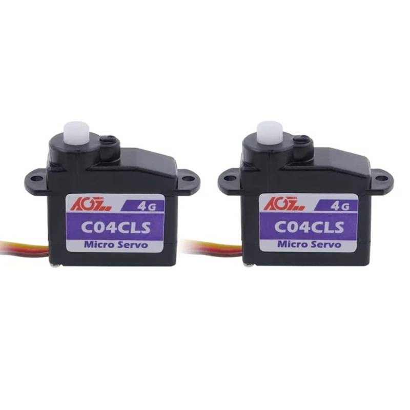 Geschwindigkeit Kernloser digitaler Servomotor AGFRC C04CLS C05CLS 1 kg 0,075 Sek. 0,75 kg 0,070 Sek. Kompatibel Kompatibel mit Starrflügelflugzeuge und Roboterautos(C04CLS Servo Set2) von FDhRyTF