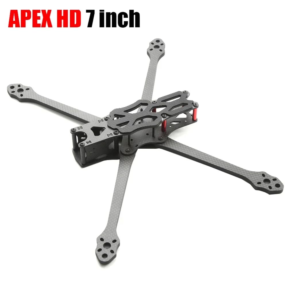 HD 7 Zoll Carbon Rahmen Kit Quadcopter Long Range 5,5mm Arm 315mm Kompatible DIY Teile Kompatibel mit FPV freestyle RC Racing Drohnen von FDhRyTF