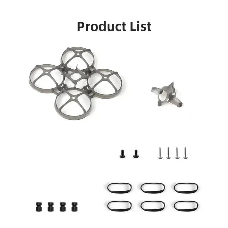 HGLRC Petrel 75Whoop V2 Ultraleichter kompatibler Innenrahmen Kompatibel mit FPV Freestyle 75mm Tinywhoop 1S 2S Drohnen DIY Teile von FDhRyTF