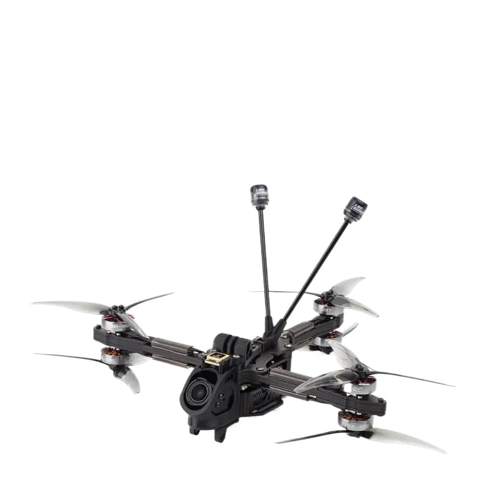 HGLRC Rekon Y6 5-Zoll-Langstrecken-Quad-Setup mit Moonlight-Kit und O3-Version SPECTRE F722 40A 2004 1800KV Kompatibel mit 6S-Kompatibilität(Moonlight ELRS 2.4G) von FDhRyTF