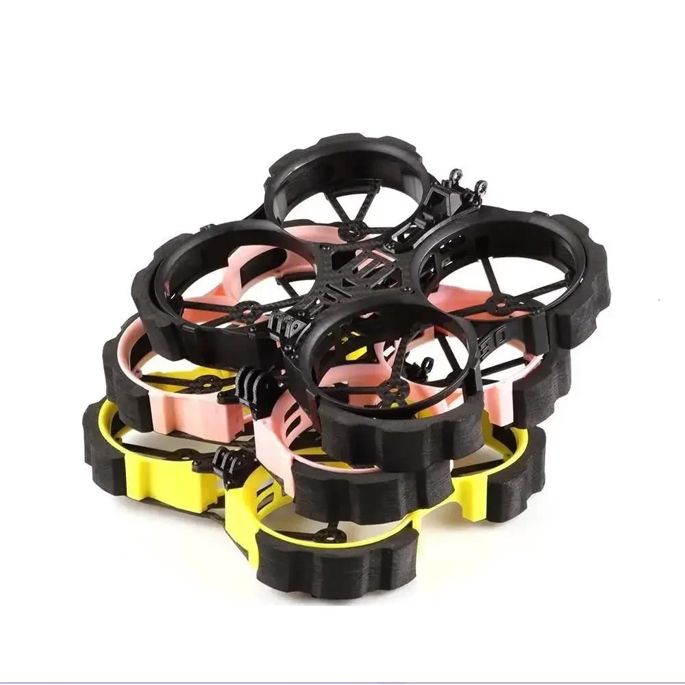 HGLRC Veyron25CR Cinewhoop FPV-Rahmen-Set, kompatibel mit 120 mm FPV Freestyle-Drohnen, 6,3 cm, Rosa von FDhRyTF