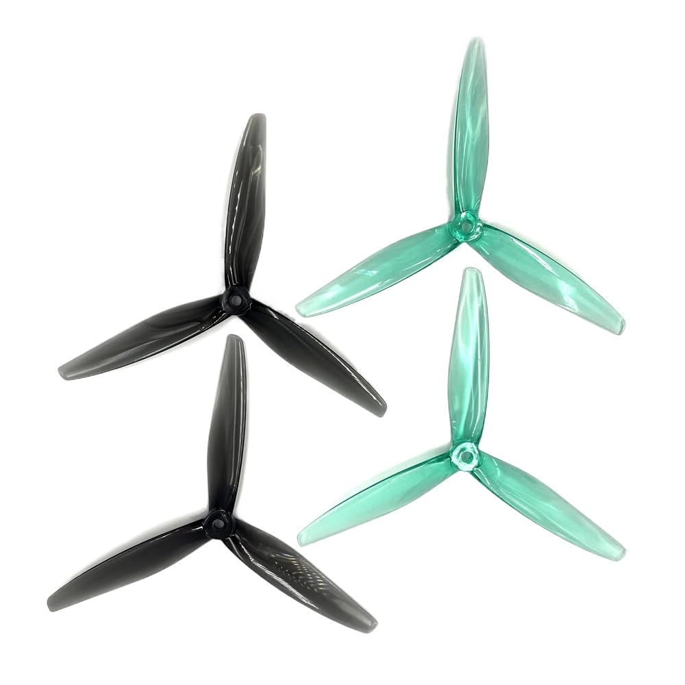 Hurricane 7050 7 Zoll 3-CW CCW Propeller Kompatibel mit Multicopter und RC-Modelle Long Range kompatibler Propeller(2 pairs Green) von FDhRyTF