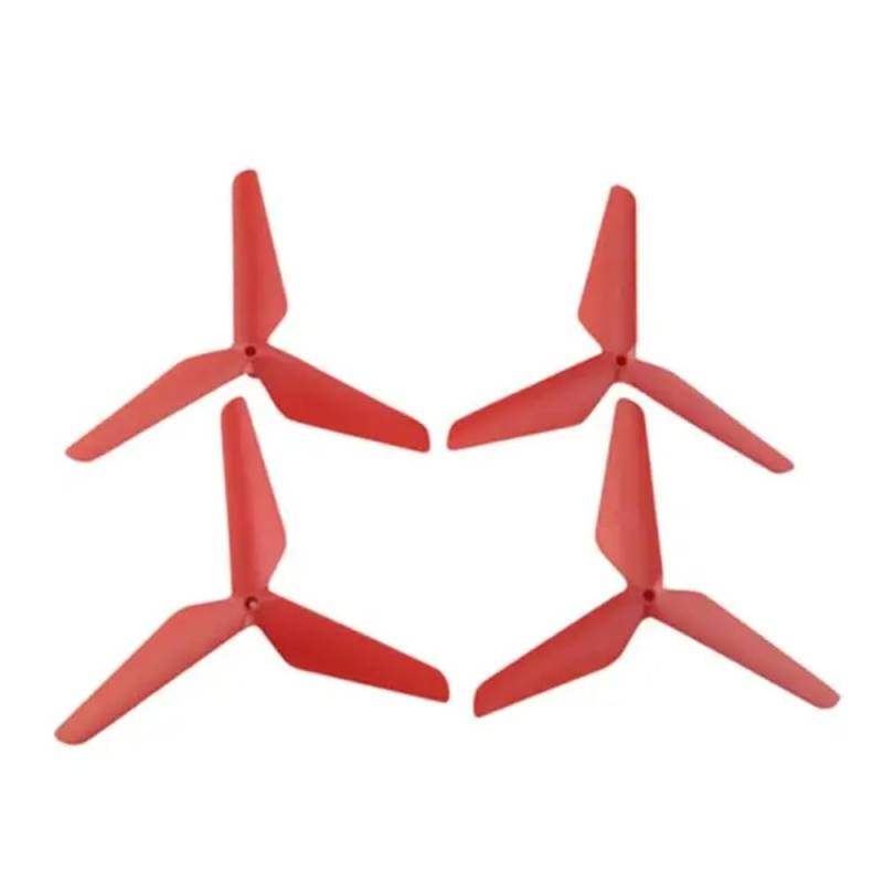 Kompatibles 3-Propeller-Set Kompatibel mit Quadrocopter-Ersatzteile der X5-Serie, 4-teilig(Red) von FDhRyTF