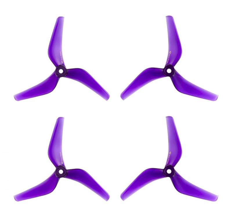 LCP 5140 5.1X4X3 3er-Pack Light Control Propeller Kompatibel mit RC Racing Freestyle-Drohnen, kompatibel mit 5-Zoll-Modellen(2PAIRS PURPLE) von FDhRyTF