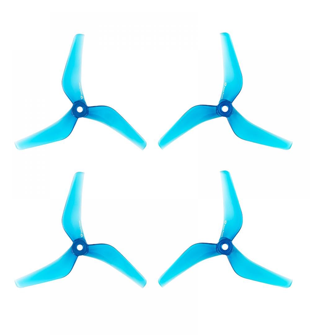 LCP 5140 5.1X4X3 3er-Pack Light Control Propeller Kompatibel mit RC Racing Freestyle-Drohnen, kompatibel mit 5-Zoll-Modellen(4PAIRS BLUE) von FDhRyTF