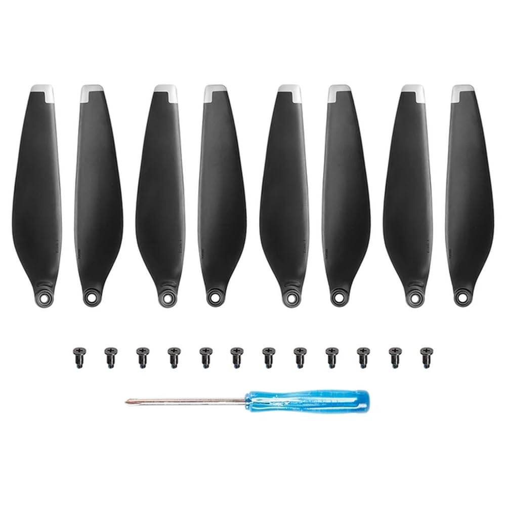 Leichter Schnellspannpropeller Kompatibel mit 3 Drohnenzubehörteile, 8- oder 16-Pack-Optionen(8pcs sliver) von FDhRyTF