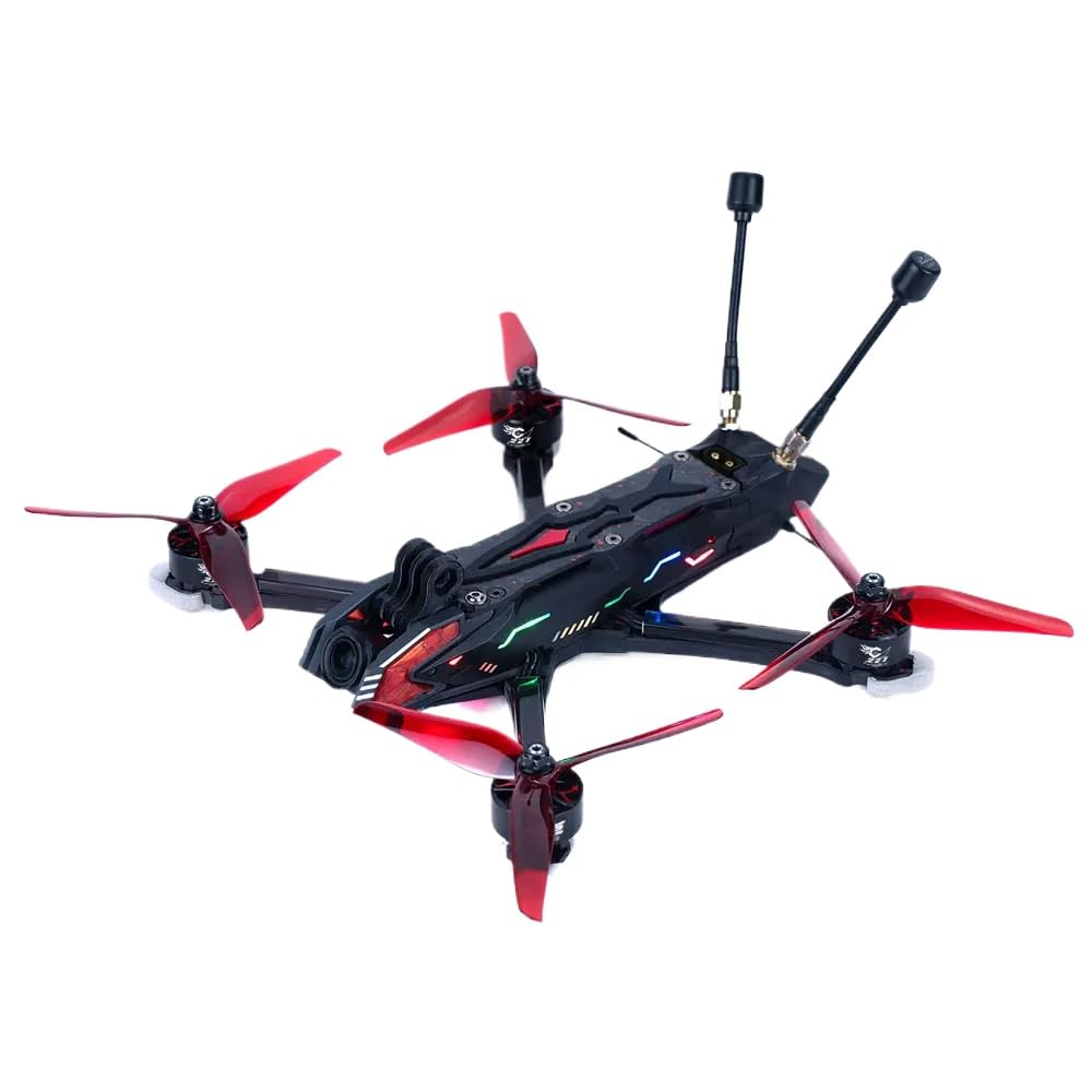 Manta 5 PRO FPV-Drohne mit 6S O3 VTX GPS und Square X Frame C227 1960KV Kompatibel mit Cinematic- und Freestyle-FPV-Kits(Square X Frame ELRS) von FDhRyTF