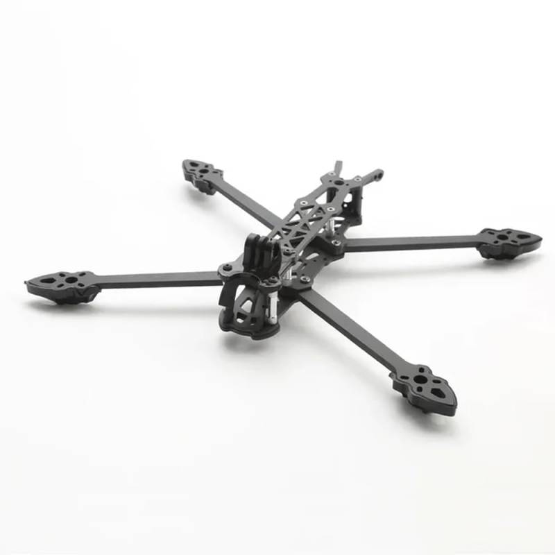 Mark4 Mark 4 Quadrocopter-Rahmen, 3K-Kohlefaser, 5 mm Armstärke, kompatibel mit 17,8 cm FPV Freestyle RC Racing Drohnenrahmen-Set (mit schwarzem Druck) von FDhRyTF