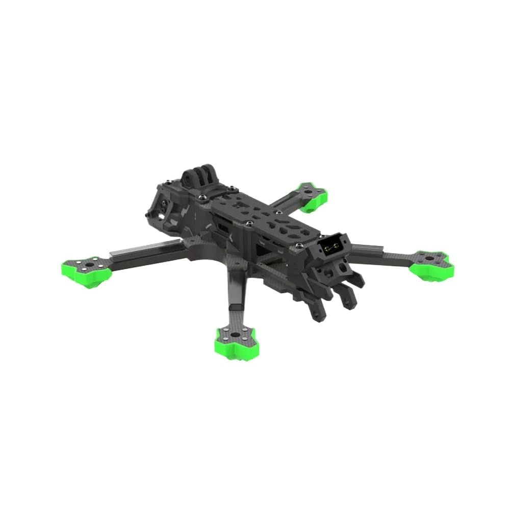 Nazgul Evoque F5 V2 Rahmen-Kit 5 Zoll F5D F5X Squashed-X DeadCat mit 6 mm Armen kompatibel Kompatibel mit FPV-Teile(F5D - DeadCat(DC)) von FDhRyTF