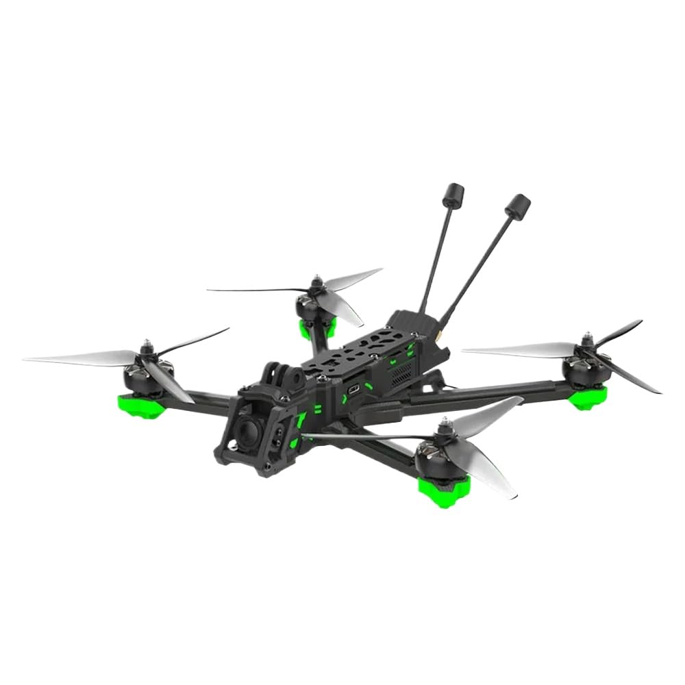 Nazgul Evoque F6 V2 HD 6 Zoll 6S FPV Drohne BNF mit Squashed-X oder DC Geometry O3 kompatibler Lufteinheit und GPS-Modul(F6X with ELRS 2.4GHz) von FDhRyTF