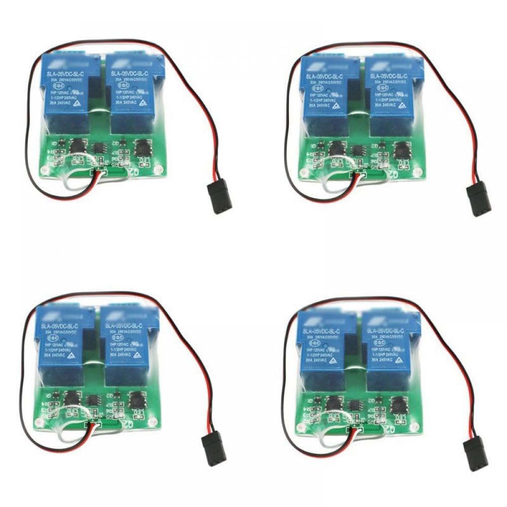 RC Flugzeug 5V Verbesserte Empfänger Version 1CH Servo Dual Relais Elektronische Ein Aus Schalter Modul Max 30A Q2 kompatibel DIY Ersatzteile(4PCS) von FDhRyTF