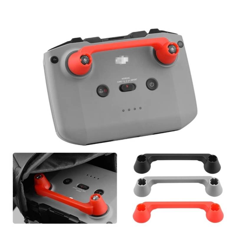 Rutschfeste Thumbstick-Abdeckung, kompatibel mit D 3 2 Air 2 Air 2S 3 Pro Fernbedienungs-Ersatzteilen(A Red) von FDhRyTF