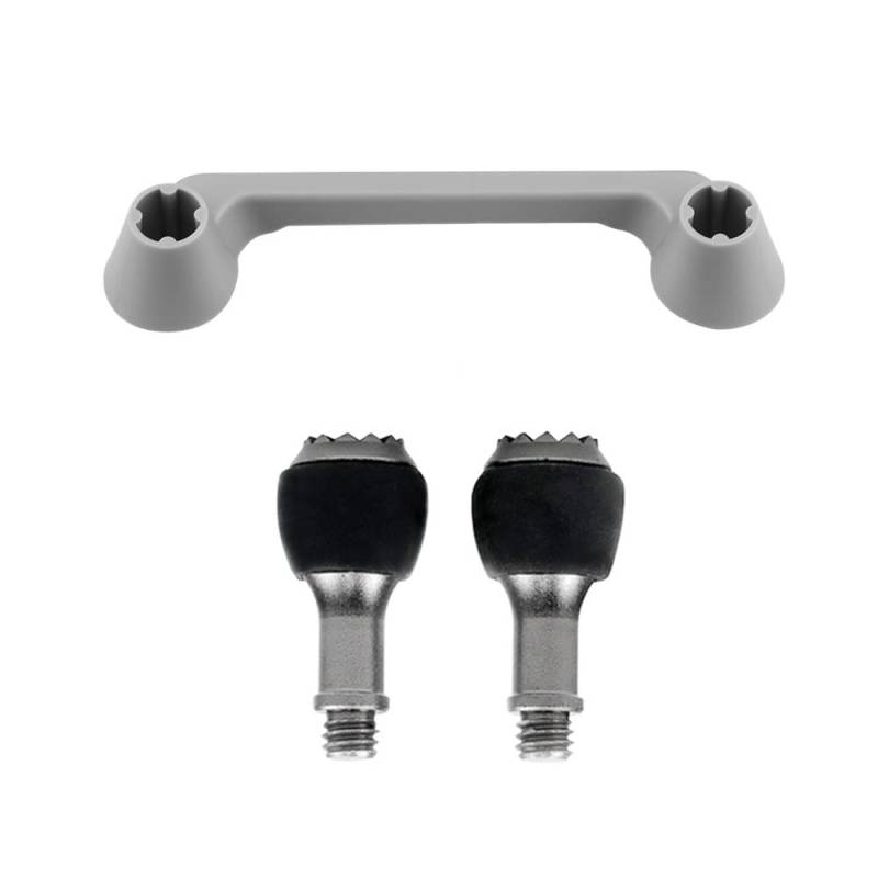 Rutschfeste Thumbstick-Abdeckung, kompatibel mit D 3 2 Air 2 Air 2S 3 Pro Fernbedienungs-Ersatzteilen(D Gray) von FDhRyTF