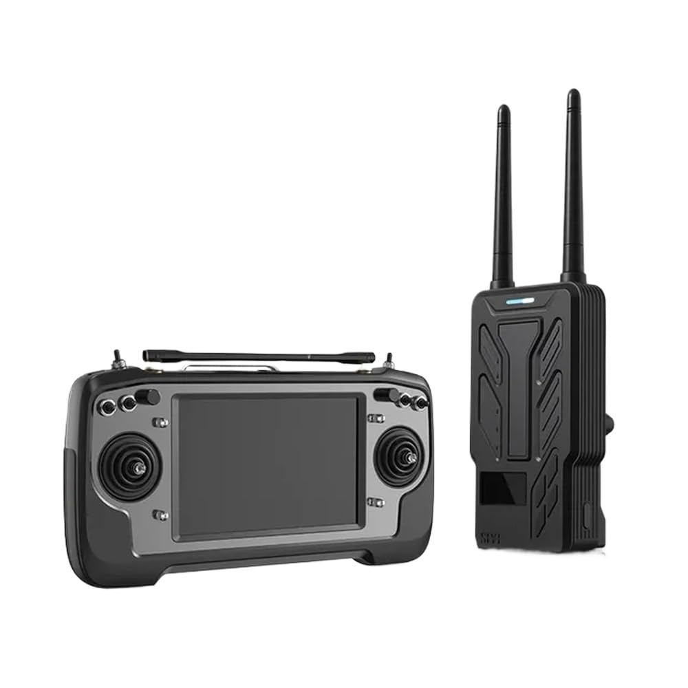 SIYI MK32 HM30 Handheld-Bodenstation mit zwei Bedienern, Full-HD-Bildübertragung mit Fernbedienungsrelais, CE-kompatibel mit FCC(MK32 HM30 COMBO) von FDhRyTF