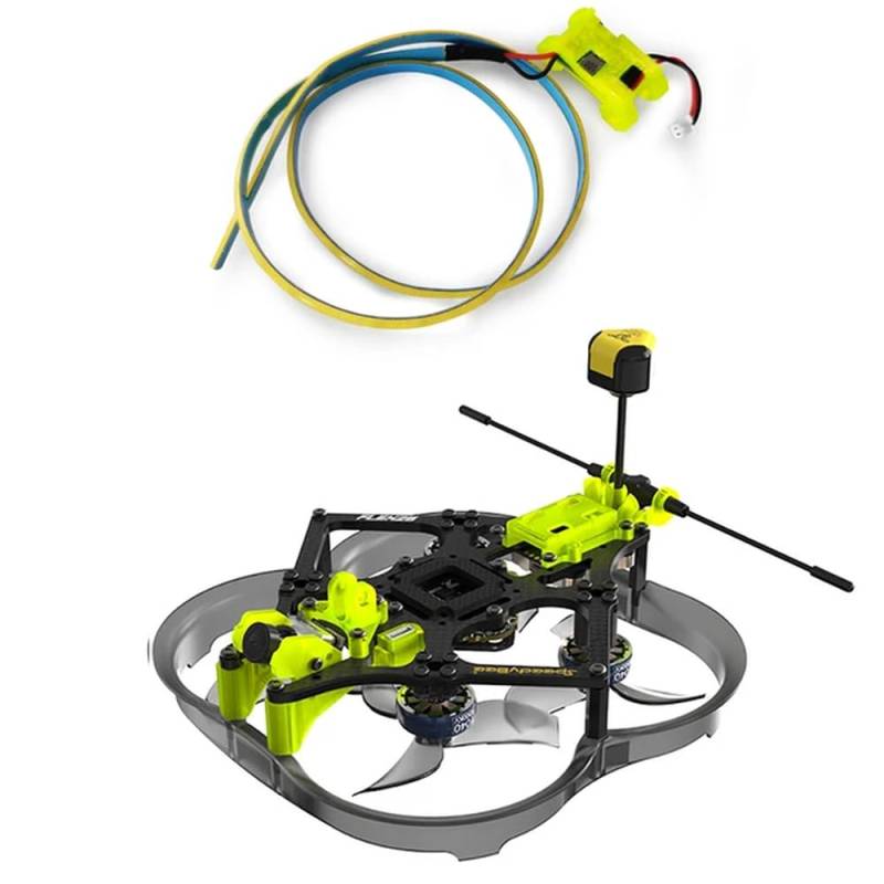 SpeedyBee Flex25 78 mm analog F745 35A AIO Flight Controller kompatibel mit 1404 4500 kV bürstenloser Motor Kompatibel mit Phoenix 2 Nano Cine Whoop FPV Racing Drone(TBS W White LED) von FDhRyTF