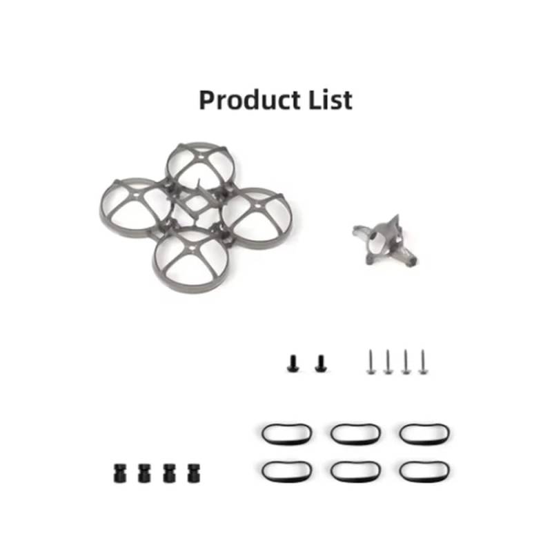 Ultraleichter Innenrahmen Kompatibel mit FPV Freestyle 75 mm Tinywhoop 1S 2S Drohnen DIY-Teile HGLRC Petrel 75Whoop V2 kompatibel mit ähnlichen Modellen von FDhRyTF