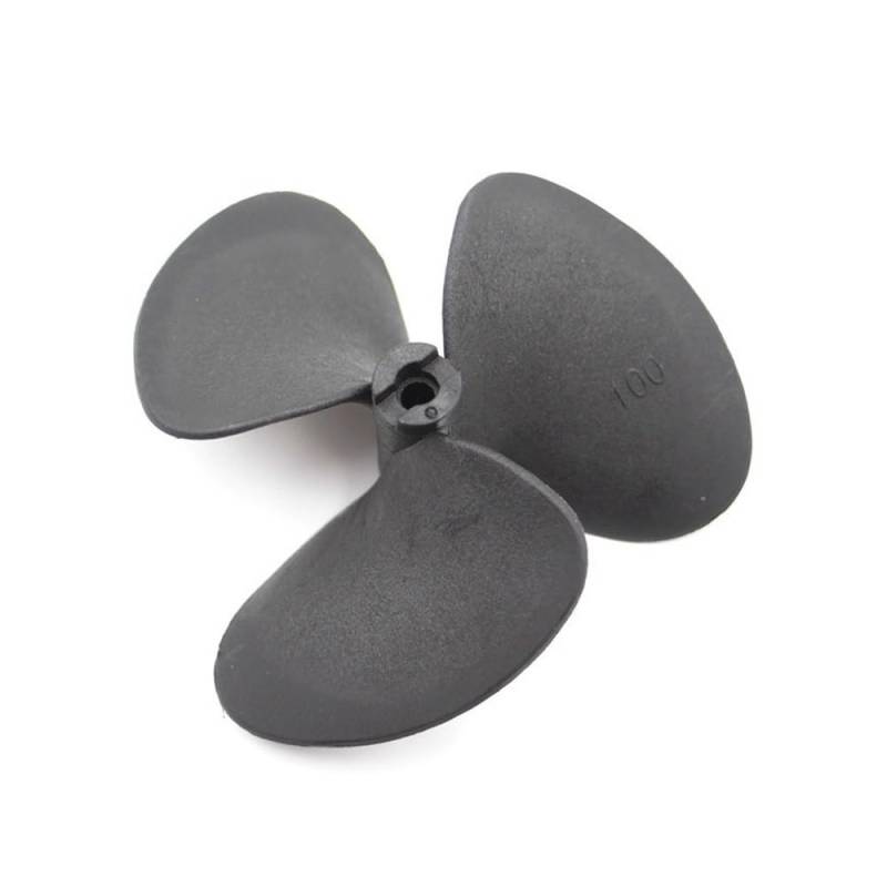 Schiffsmodell 3 Nylon-Unterwasserpropeller 80 mm 90 mm 100 mm 1,6 Teilung 5 mm Schaft Kompatibel mit Trawler-Fischerboot und Fernbedienungsboot-Kompatibilität(1PC 100MM CCW) von FDhRyTF