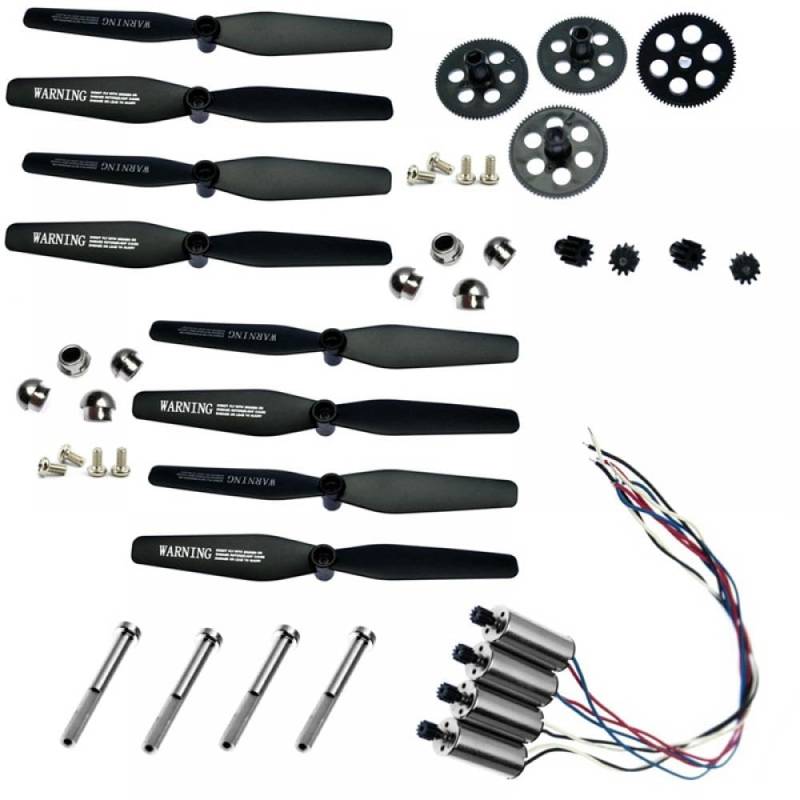 VISUO XS816 XS809W XS809HW XS809 XS809S RC Quadcopter Drone Kompatible Ersatzteile Propeller Schrauben Schutz Motor Getriebe(SET-BB) von FDhRyTF