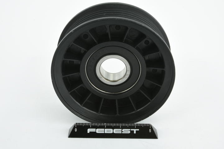 FEBEST Spannrolle CHEVROLET,SAAB,HUMMER 3287-ESCIII 8125540270,8125801620,12580162 Spannrolle, Keilrippenriemen 12609719 von FEBEST