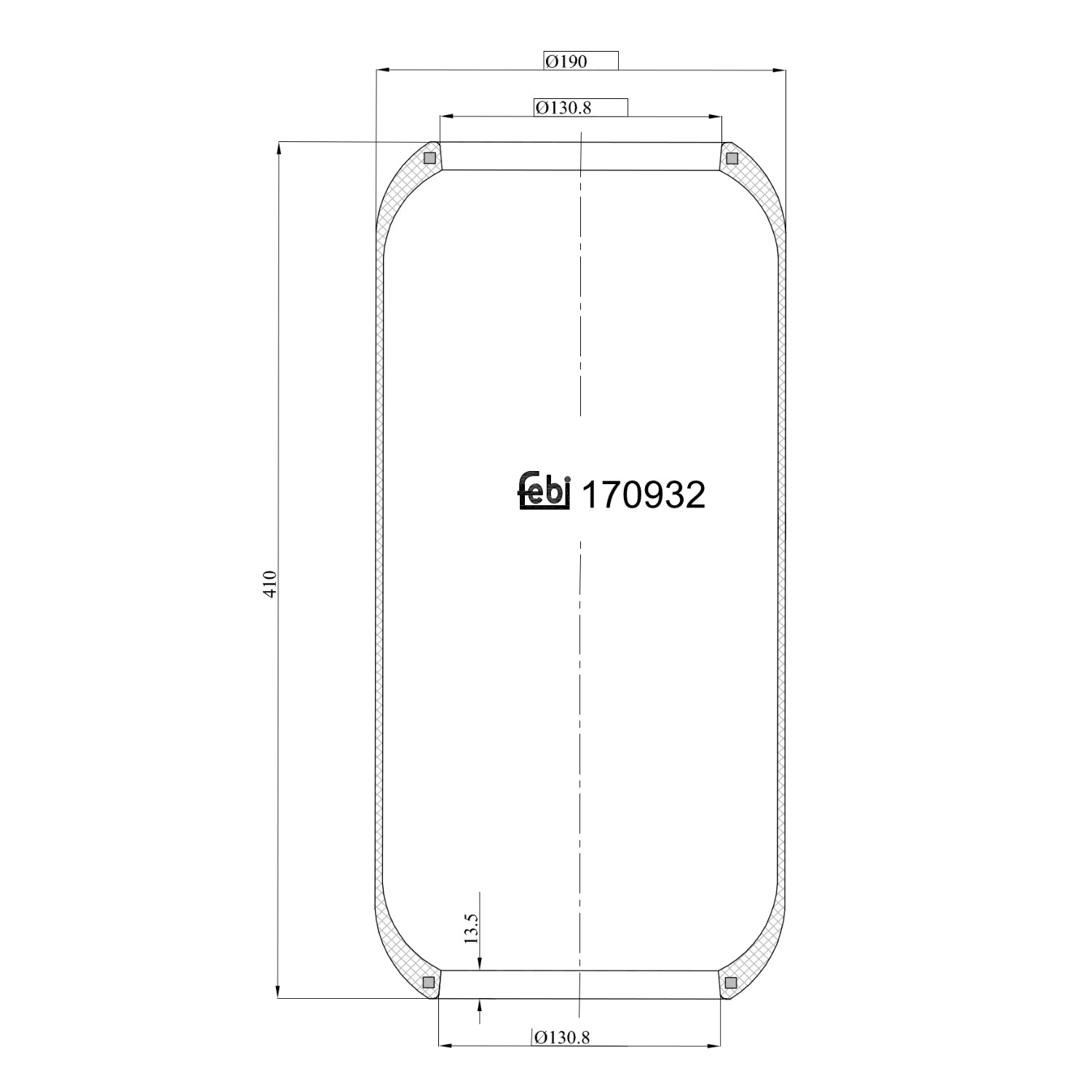 FEBI BILSTEIN Federbalg, Luftfederung MERCEDES-BENZ,IVECO,SETRA 20921 099459166,99459166,0003280001 A0003280001,5000288982,5010151378,5010151379 von FEBI BILSTEIN