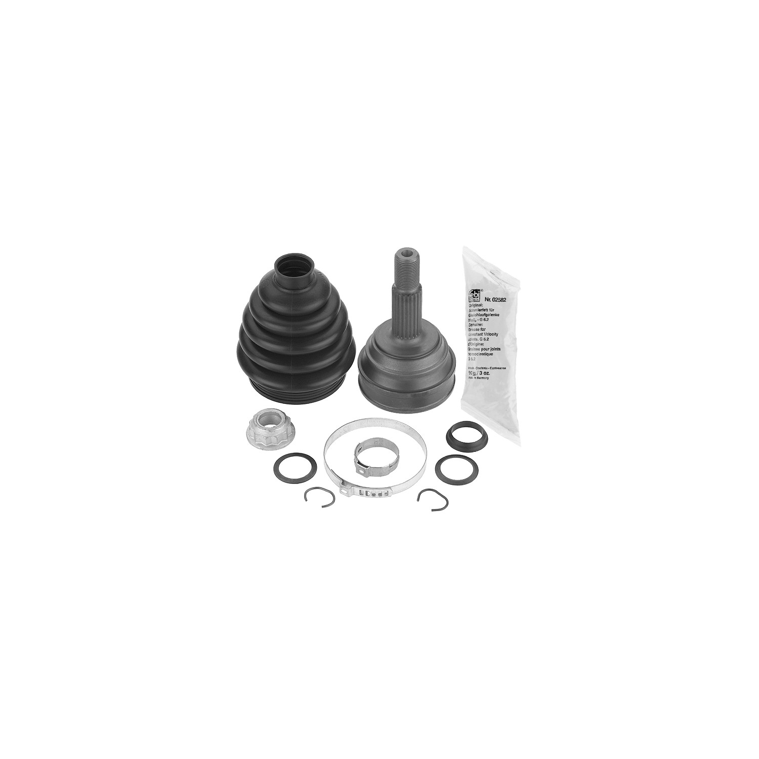 FEBI BILSTEIN Gelenksatz VW,SEAT 17014 6N0498099 Antriebswellengelenk,Gleichlaufgelenk,Antriebsgelenk,Gelenk,Gelenksatz, Antriebswelle von FEBI BILSTEIN