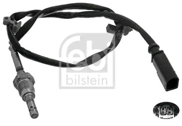 FEBI BILSTEIN Sensor, Abgastemperatur AUDI 49303 3L906088BT,03L906088BT von FEBI BILSTEIN