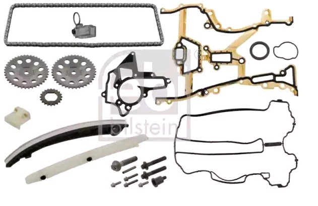 FEBI BILSTEIN Steuerkettensatz OPEL,VAUXHALL 49409 55562235,0636059S4,5636360S4 90529570,0637241,0637241S4,636059S4,6606022S5,55562234S4,95522267 von FEBI BILSTEIN