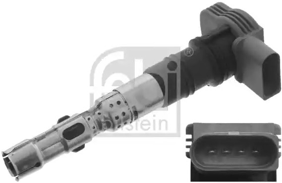 FEBI BILSTEIN Zündspule VW,AUDI 46602 077905115F,077905115Q,77905115F Einzelzündspule 77905115Q,077905115C,77905115C,077905115E,077905115T,77905115E von FEBI BILSTEIN