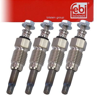 Febi Bilstein 4x Glühkerze [Hersteller-Nr. 15956] für Audi, Seat, Skoda, VW von FEBI BILSTEIN