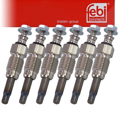 Febi Bilstein 6x Glühkerze [Hersteller-Nr. 15956] für Volvo, VW von FEBI BILSTEIN