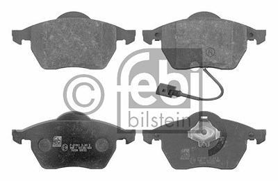 Febi Bilstein Bremsbelagsatz vorne (Satz) [Hersteller-Nr. 16334] für Audi, Seat, Skoda, VW von FEBI BILSTEIN