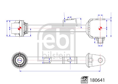 Febi Bilstein Lenker, Radaufhängung [Hersteller-Nr. 180641] für Honda von FEBI BILSTEIN