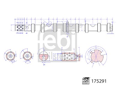 Febi Bilstein Nockenwelle [Hersteller-Nr. 175291] für Audi, Seat, Skoda, VW von FEBI BILSTEIN