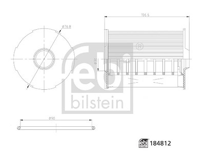 Febi Bilstein Ölfilter [Hersteller-Nr. 184812] für Fiat von FEBI BILSTEIN