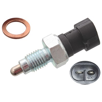 Febi Bilstein Schalter, Rückfahrleuchte [Hersteller-Nr. 28651] für Opel, Abarth, Fiat, Lancia, Saab, Alfa Romeo, Citroën, Peugeot von FEBI BILSTEIN